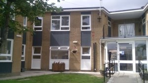 Front View of Building